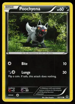 Poochyena 16/39 Kalos Starter Set Pokemon Near Mint - Image 1