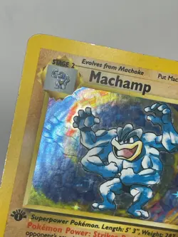 Pokemon TCG Machamp Base Set 8/102 Holo Unlimited Holo Rare - Image 2