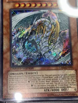 FOIL BLEED Rainbow Dragon CT04-EN005 PSA 8 YuGiOh 2007 Secret Rare - Image 5