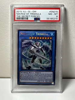 Yu-Gi-Oh! Nekroz of Trishula THSF-EN015 PSA 8 NM-MT The Secret Forces - Image 1