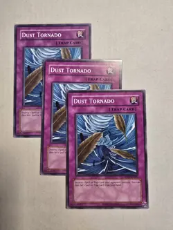 3x Dust Tornado RP02-EN005 Retro Pack 2 2020 Reprint Playset - Image 1
