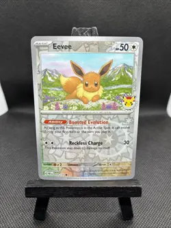 Eevee - (Pokemon Day 2025) (Reverse Cosmos Holo) 074/131 Miscellaneous Cards... - Image 1