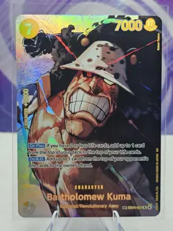 One Piece OP16 Bartholomew Kuma SP EB04-054 R English NM - Image 1