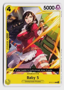 Baby 5 (Tournament Pack 2026 Vol. 1) OP-PR #OP12-112 LP One Piece TCG R - Image 1