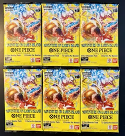 6 PACKS Adventure on Kami's Island Booster Packs One Piece English OP15-EB04 - Image 1