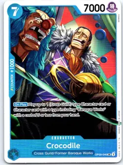 Crocodile (046) OP09-046 Super Rare Emperors in the New World One Piece Foil NM - Image 1