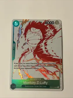 Monkey D. Luffy Uncommon (UC) OP07-033 3rd Anniversary Treasure Campaign Pack - Image 1