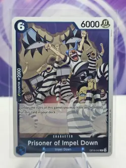 Prisoner of Impel Down (Foil) OP16-042 (R) One Piece The Time of Battle (OP16) - Image 1