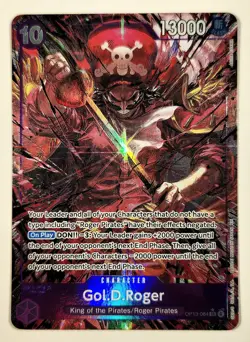 Gol.D.Roger OP13-064 Super Rare One Piece Alt Art - Carrying On His Will - Image 1