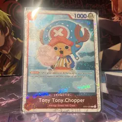Tony Tony.Chopper Jolly Roger Foil ST01-006 C One Piece Premium Booster Best NM - Image 1