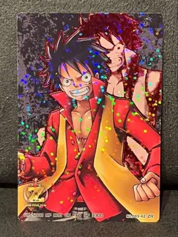 Out of print and rare! AR Carddass ONE PIECE F03-42 Monkey D. Luffy ZR - Image 1