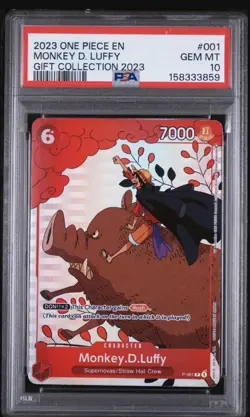 2023 One Piece Gift Collection 2023 #001 MONKEY D. LUFFY PSA 10 - Image 1