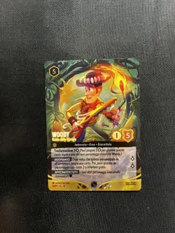 Woody Jungle Guide FOIL Enchanted Lorcana Disney -Promo TOP 8 Championship ITA - Image 1