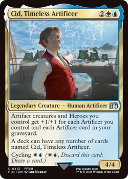 Cid, Timeless Artificer (0413) - FINAL FANTASY (FIN)(Foil) - Image 1