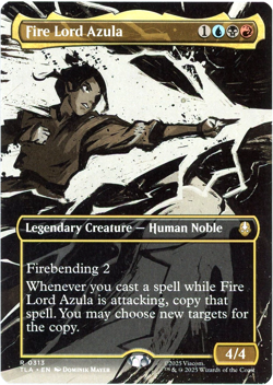 Fire Lord Azula (Borderless) 0313 - Avatar: The Last Airbender TLA - MTG NM - Image 1