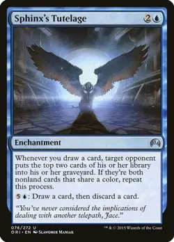 Sphinx's Tutelage 76 Uncommon Magic Origins Near Mint - Image 1