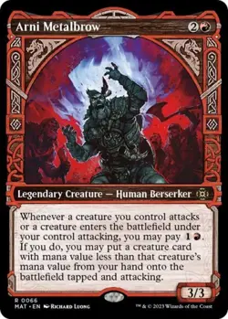 Arni Metalbrow (Showcase) -Foil Near Mint MTG - Image 1