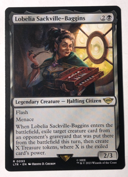 Lobelia Sackville-Baggins 93 The Lord of the Rings MTG Magic the Gathering NM - Image 1