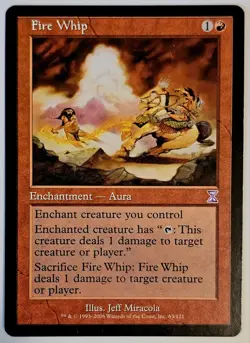 Mtg 4x Fire Whip Timeshifted Regular Play Set ID 320 - Image 1