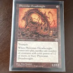 Phyrexian Dreadnought MTG Mirage (1996) Rare Regular English Authentic - Image 1