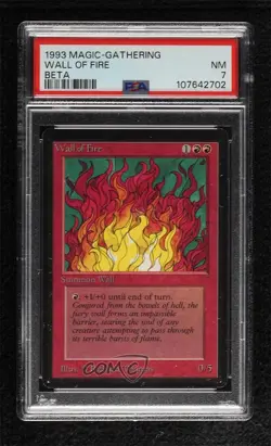 Wall of Fire Magic: Limited Edition Beta PSA 7 1993 - Image 1