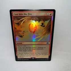 Cast into the Fire Lord of the Rings Tales Middle-earth Magic The Gathering Foil - Image 1