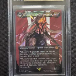 BGS 9.5 Sephiroth, Fabled SOLDIER (Borderless) (Surge Foil) Final Fantasy - Image 3