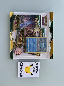 Pokemon TCG Evolving Skies Blister 3 Pack - Eiscue Booster Packs Factory Sealed - Image 1