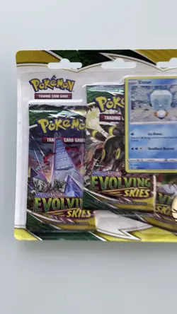 Pokemon TCG Evolving Skies Blister 3 Pack - Eiscue Booster Packs Factory Sealed - Image 2