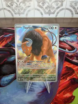 2026 Pokemon TCG Tauros 096/086 Chaos Rising Illustration Rare Holo NM - Image 1