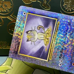Pokemon Meowth 53/110 Reverse Holo Legendary Collection LP - Image 3