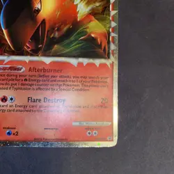 Typhlosion (Prime) 110/123 Heartgold & Soulsilver Holo Pokemon Rare - Image 4