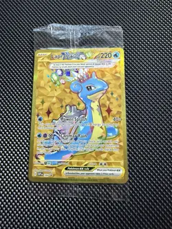 Pokemon TCG Lapras ex 164 SV Promo English Full Art Promo SEALED - Image 1