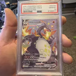2021 Shining Fates Charizard VMAX SV107/SV122 PSA 10 GEM MINT FA | SR Pokemon - Image 1