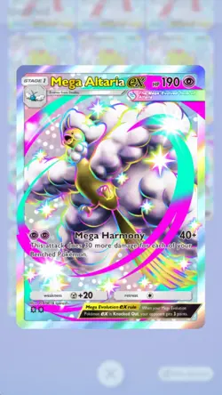 Mega Altaria EX Shiny Paradox Drive Pokemon TCG Pocket 2 Star ⭐⭐ (English) - Image 1