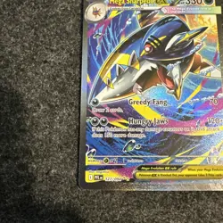 Pokemon TCG Mega Sharpedo EX 127/094 Phantasmal Flames Special Rare English NM - Image 2