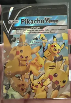 Pikachu V-Union [Set of 4] SWSH: Sword & Shield Promo Cards Holo - Image 1