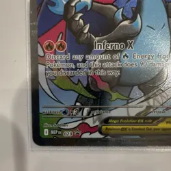 Pokemon TCG Mega Charizard X Ex EX 023 Me: Mega Evolution Promo Full Art Holo - Image 5
