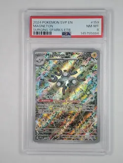 Magneton 159 Holo Scarlet & Violet Black Star Promo PSA 8 2023 English Pokemon - Image 1