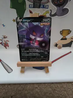 Pokemon Gengar v Single Strike Fusion Strike TCG Card 156/264 Mint - Image 1