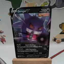 Pokemon Gengar v Single Strike Fusion Strike TCG Card 156/264 Mint - Image 2