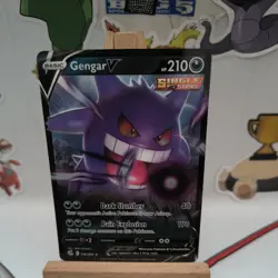 Pokemon Gengar v Single Strike Fusion Strike TCG Card 156/264 Mint - Image 3