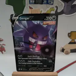 Pokemon Gengar v Single Strike Fusion Strike TCG Card 156/264 Mint - Image 4