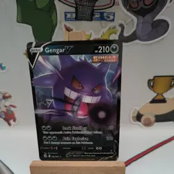 Pokemon Gengar v Single Strike Fusion Strike TCG Card 156/264 Mint - Image 5