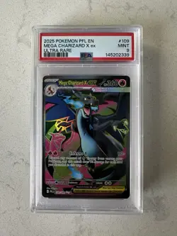 Pokemon PSA 9 Mega Charizard X ex 109/094 Special Illustration Rare - Image 4