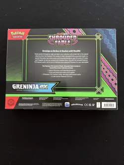 Pokemon Shrouded Fable Greninja ex Special Illustration Collection - Sealed Box - Image 2