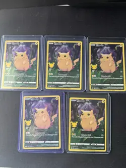 (x5 Lot Of Cards) Pikachu 005/025 (LP/NM) SWSH: Celebrations 25th Anniversary - Image 1