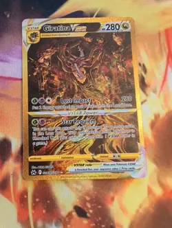 Pokemon Giratina VSTAR GG69/GG70 Crown Zenith Gold Secret Rare Holo NM - Image 1