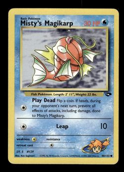 Pokemon TCG Gym Heroes Misty's Magikarp 88/132 - Image 1