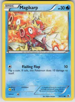 Pokemon TCG Magikarp Common Legendary Treasures 30/113 - Image 1
